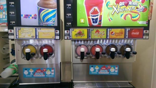 The new Slurpee lineup is here, with some new and interesting flavors!