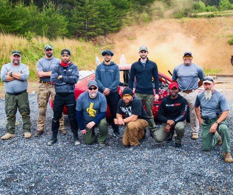 Class Photo - Defensive Shoot Course.  one of many held through SpecDive