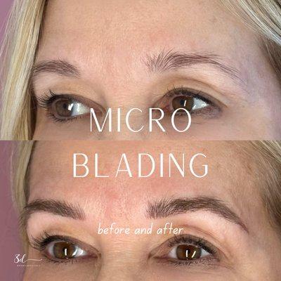 Microblading before and after