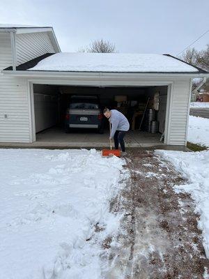 We do snow removal!