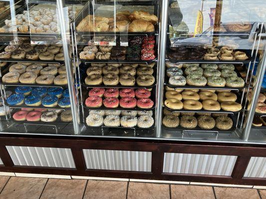 Great donut selection.