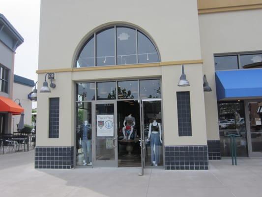 Storefront under the clock tower