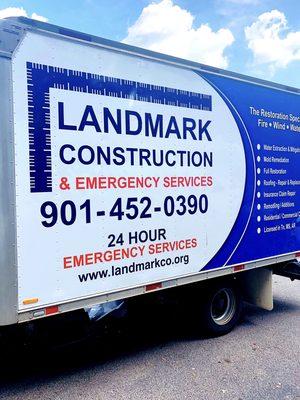 Landmark Construction & Emergency Services in your full service Restoration and Mitigation contractor 24/7.