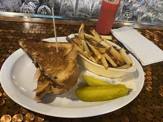 Patty Melt is very good with fries and a pickle