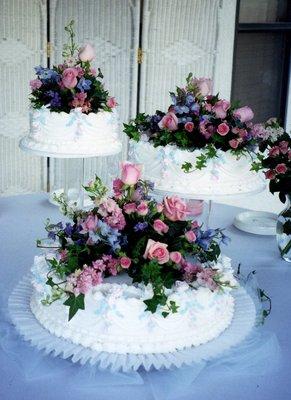 Floral Wedding Cake