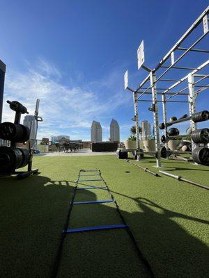 Equipment & exercise area