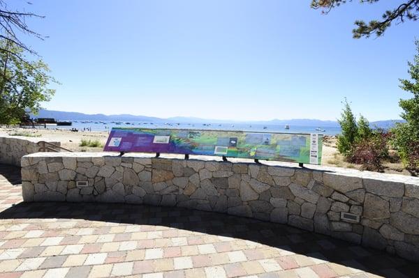 The Tahoe Vista Recreation Area Plaza is available for rent on a private and public basis.