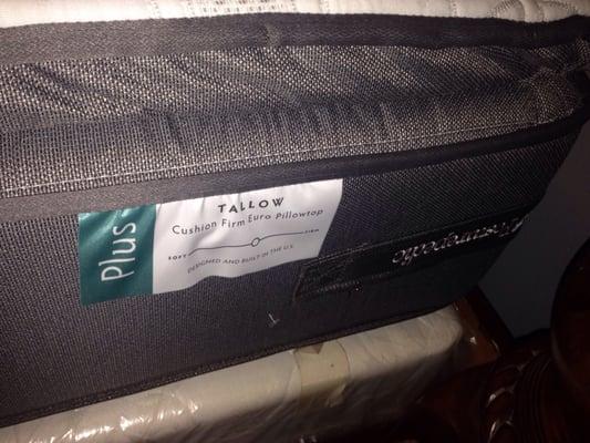 Upside down sealy label. Called head Corp. Was told by head quarters they do not sell mattresses that way???