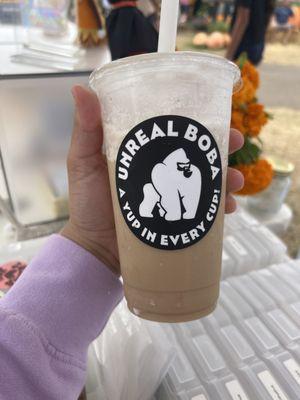 brown sugar milk tea boba