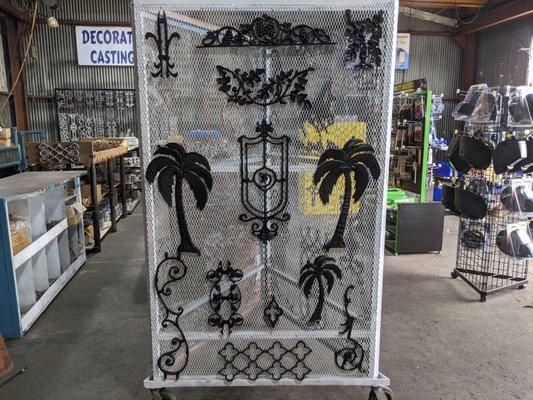 Our selection of decorative metal castings. includes aluminum tubes, panels, handrails, balusters, rosettes, scrolls, and more.