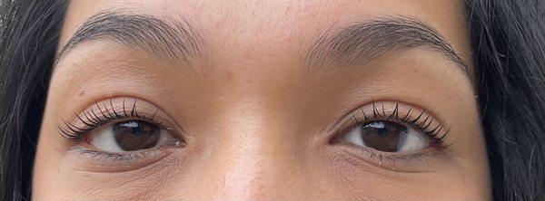 Keratin lash lift