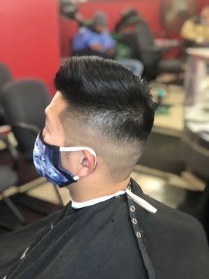 Fade haircut