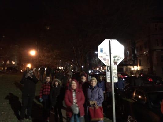 Newt Years Eve crowd