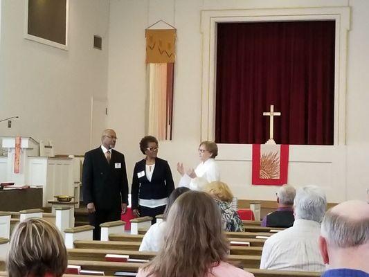 James & Lisa joined our Church today!