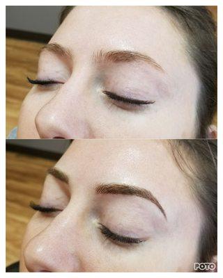 Before vs. After microblading