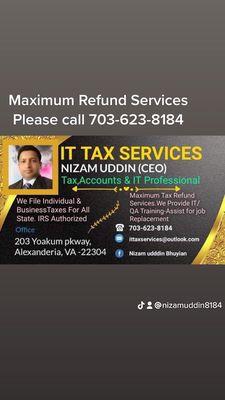 Tax Services - Nizam Uddin