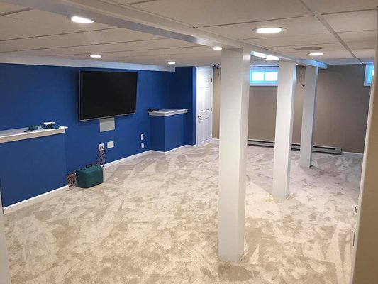 Finished basement