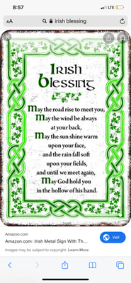 Raised by Irish Immigrants that came legally this was the final closing of the Eulogy. #irishamerican