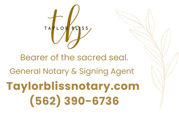 Taylor Bliss Notary