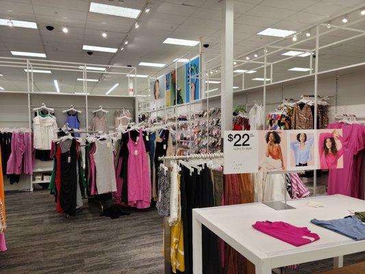 Women clothing section