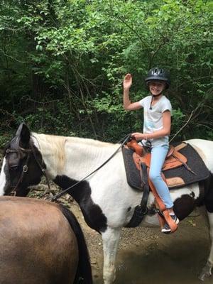 Can't beat a day on horseback.