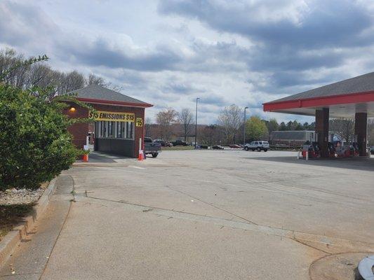 We are located Within Texaco gas station