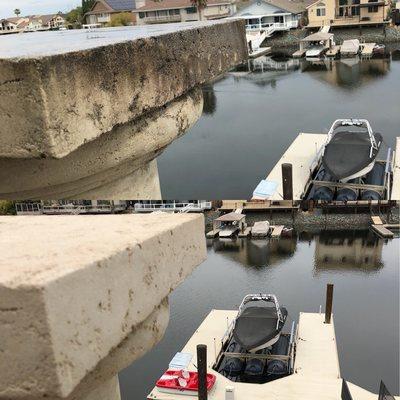 Before and after - "soft wash" house wash Discovery Bay Ca