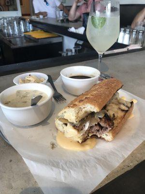 The CB roast beef sandwich is hands down 5+ stars! Must try the Sweet & Quiet cocktail as well!