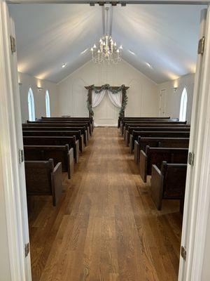 Inside chapel