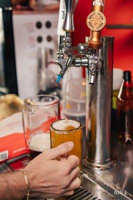 12 types of draft beer, always fresh, always tasty