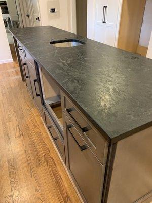 Soapstone countertops from LaCour Stoneworks