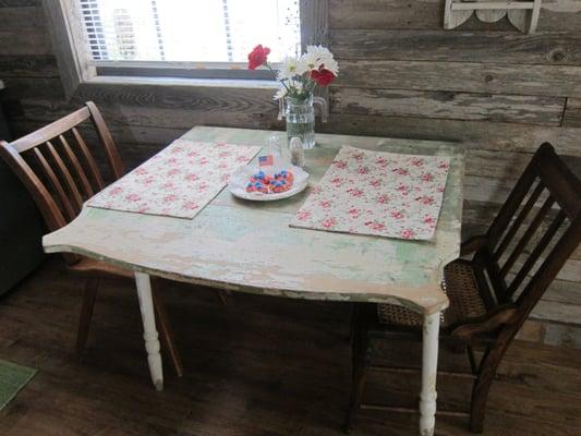 Kitchen table for two