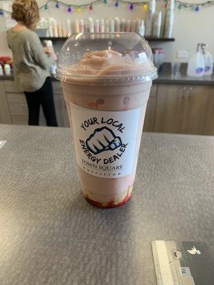 Strawberry cheesecake shake