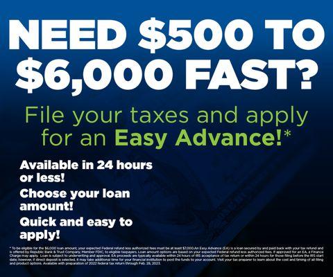 Ask us about your no fees upfront options!