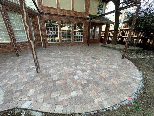 Paver patio