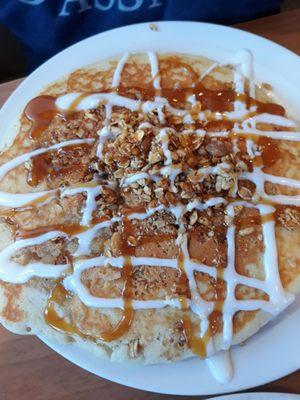 Cinnamon Crunch pancakes