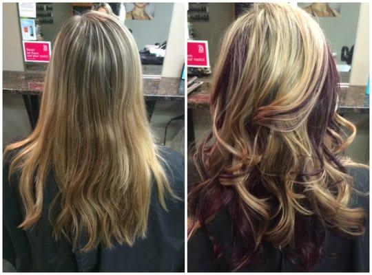 Stunning color work from one of our awesome stylists.