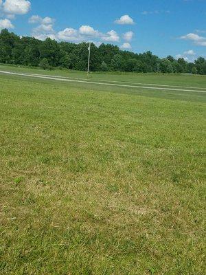 grass cutting as far as delaware.