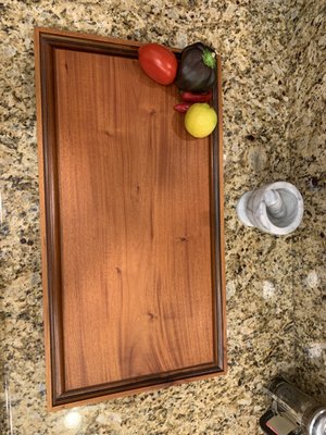 Carving board for large roasts or Thanksgiving turkeys.