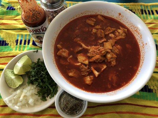 Menudo only $8.75 every Saturday and Sunday!