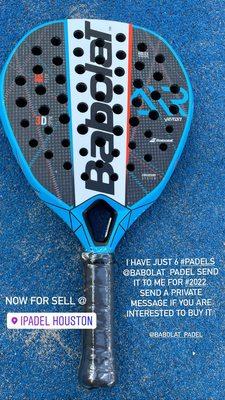 We sell Padels babolat