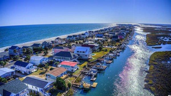 Creek homes and Oceanfront homes located in Garden City/Murrells Inlet area.