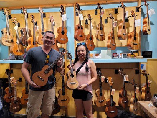 Picked up two beautiful hand crafted ukeleles!