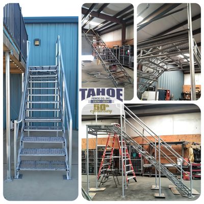 Tahoe Made Custom Steel Staircase to Match Engineered Design with Repurposed Material in Mound House (Lyon County.) 2024