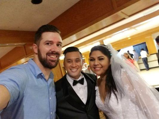 Wedding in San Diego with a very happy bride and groom