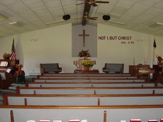 Inside of the church