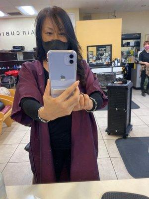 Hair Cubic Salon-just got hair colored & styled