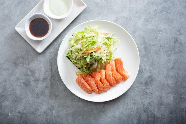 Salmon Sashimi Salad