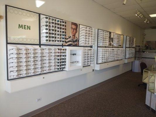 Pearle Vision Buffalo Grove has a wide variety of styles in our optical secion. You can find something for any style!