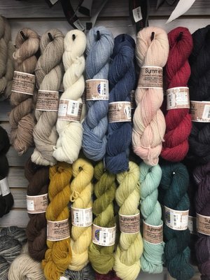 Tonal "Symmetry" alpaca and wool blend at Another Yarn, Burlington, MA